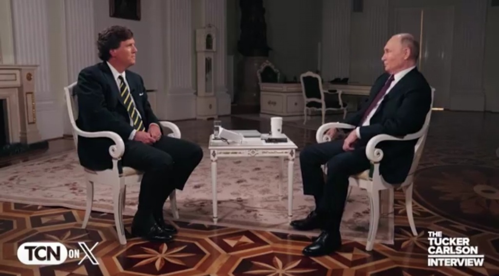 “The Russians Do Not Surrender”- From The Interview Of Tucker Carlson with President Putin